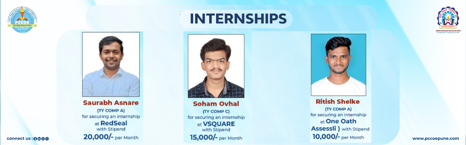 Internship Records Welcome to Department of Computer Engineering